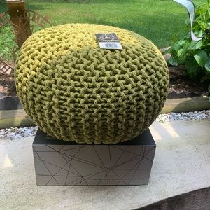 New Pouf Spring Green